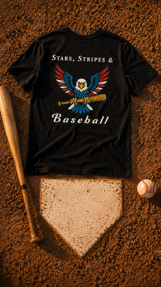 Youth Stars, Stripes & Baseball Tee