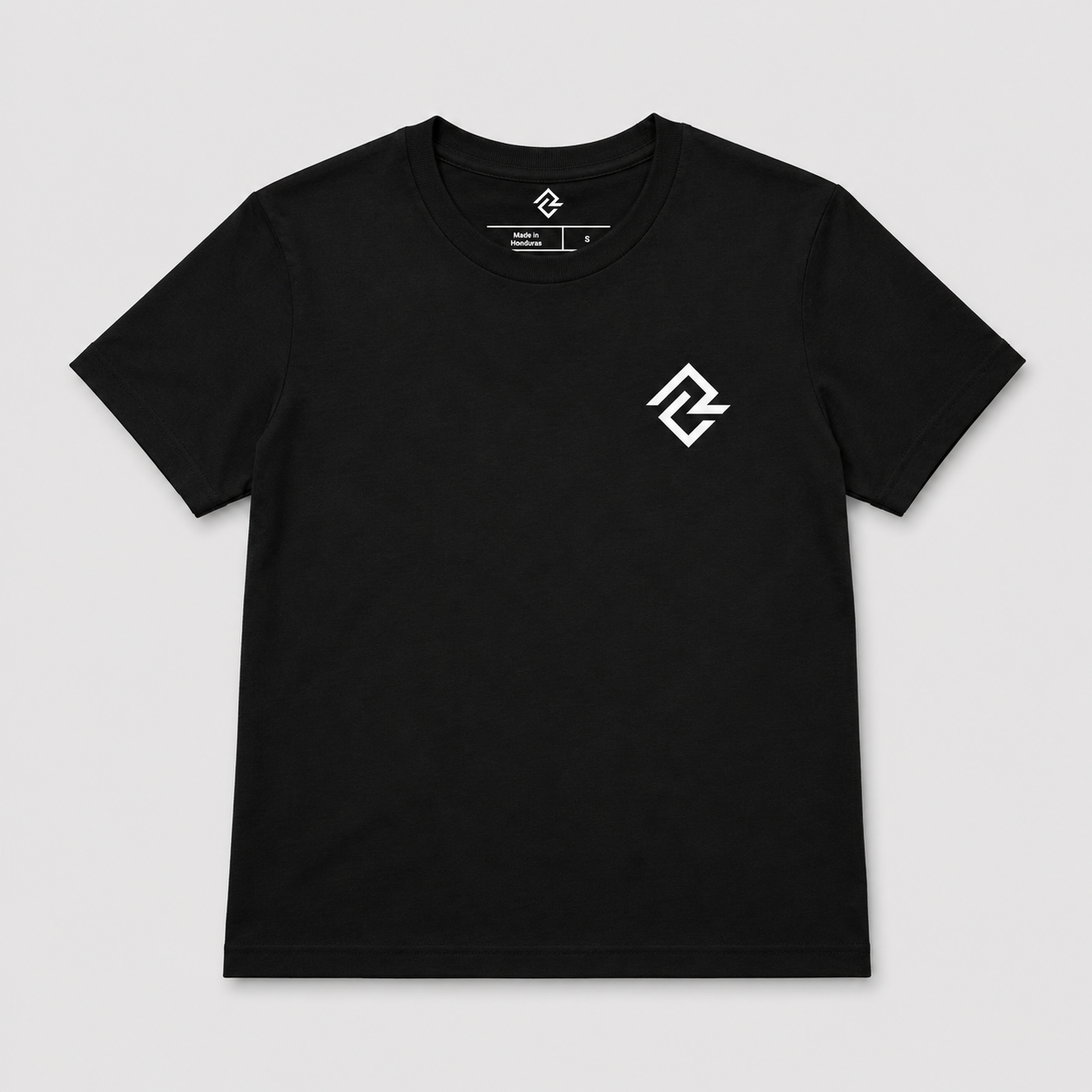Front view of the youth BARRELED premium baseball t-shirt by Rake City.
