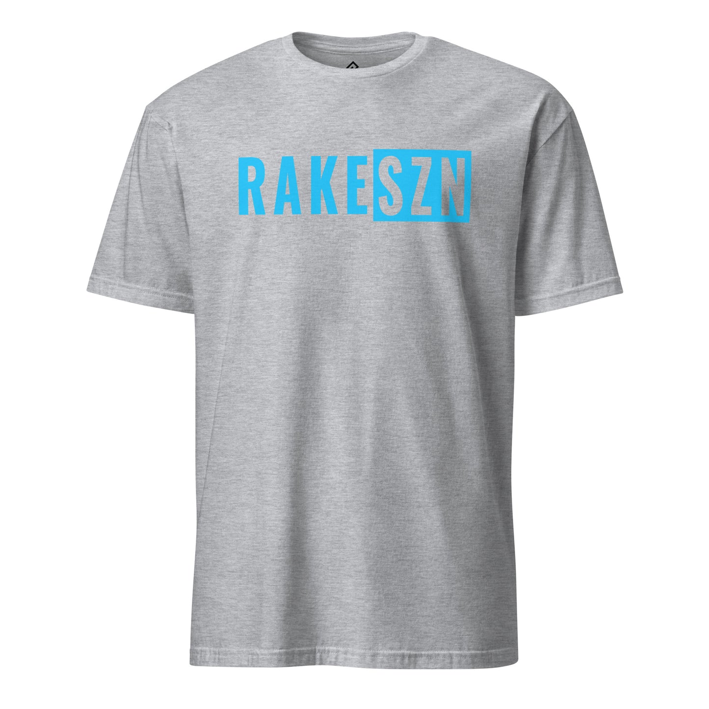 Sport Grey RAKE SZN premium baseball tee by Rake City.